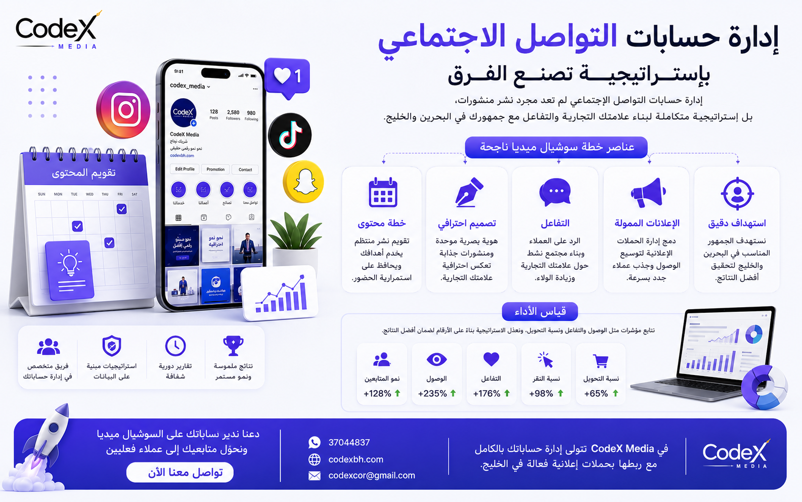 إدارة حسابات التواصل الاجتماعي في الخليج